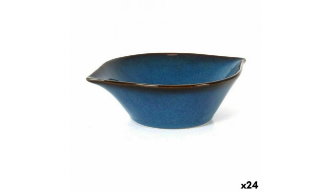 Snack Bowl La Mediterránea Pica-pica Blue 15 x 11,7 x 4,4 cm (24 Units)