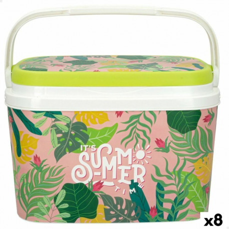 Lauatennisekomplekt Aktive Summer tropical Plastmass 6 L 29 x 20 x 19,5 cm (8 Ühikut)