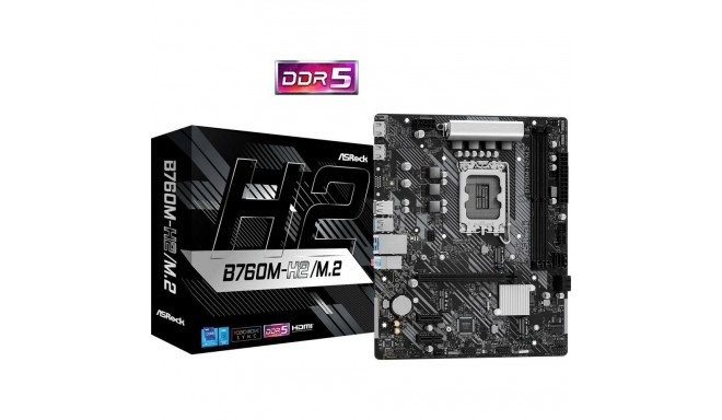 Mātesplate ASRock B760M-H2/M.2 LGA 1700 Intel B760