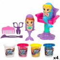 Пластилиновая игра Cra-Z-Art Softee Dough волосы sirenas (4 штук)