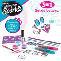 Beauty Kit Cra-Z-Art 2 x 13 x 2 cm Children's Nails Hair Body Glitter 4 Units