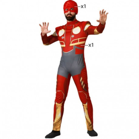 Costume for Adults Comic Hero Red - XL