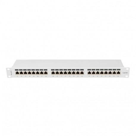 24-port UTP Kategooria 5e Pistikupaneel Lanberg PPSA-1024-S