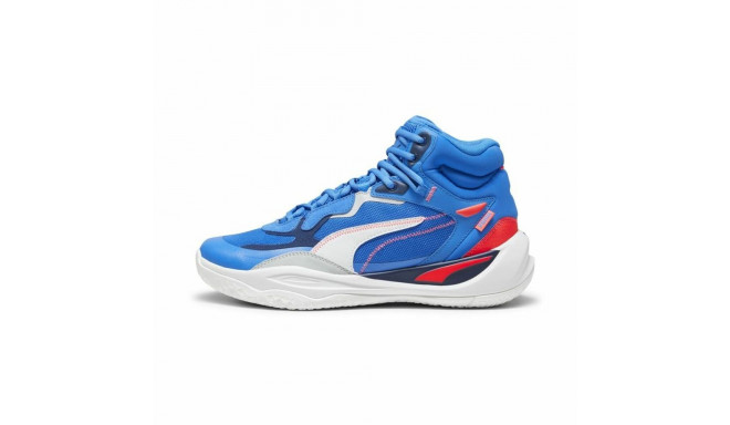 Basketball Shoes for Adults Puma Playmaker Pro Mid Blue - 42