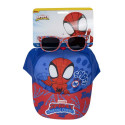 Комплект из кепки и солнцезащитных очков Spidey Синий (51 cm) 2 Предметы Красный