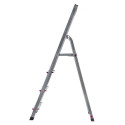 4-step folding ladder Krause 000705 Silver Aluminium