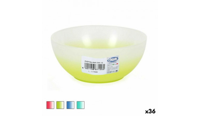 Bļoda Dem Cristalway Plastmasa 300 ml ø 12 x 5 cm (36 Vienības)