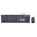 Klaviatuur ja Hiir Ibox IKMS606 Qwerty US Must QWERTY