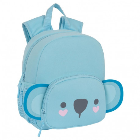 Laste seljakott Safta Koala Koala Sinine 20 x 25 x 9 cm