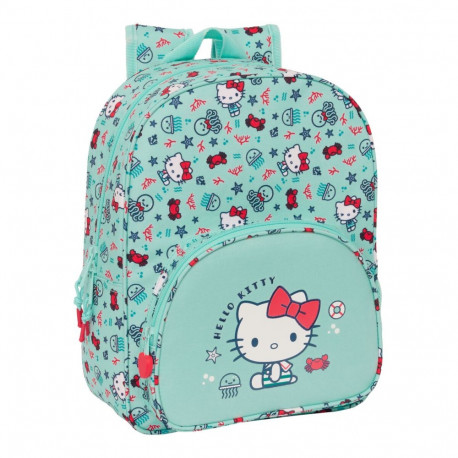 Kooliseljakott Hello Kitty Sea lovers Türkiissinine 26 x 34 x 11 cm