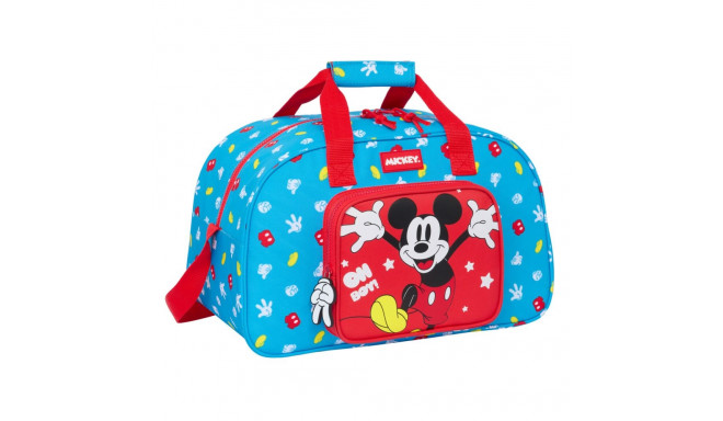 Sports bag Mickey Mouse Clubhouse Fantastic Blue Red 40 x 24 x 23 cm