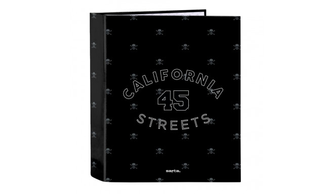 Ring binder Safta California Black A4 27 x 33 x 6 cm