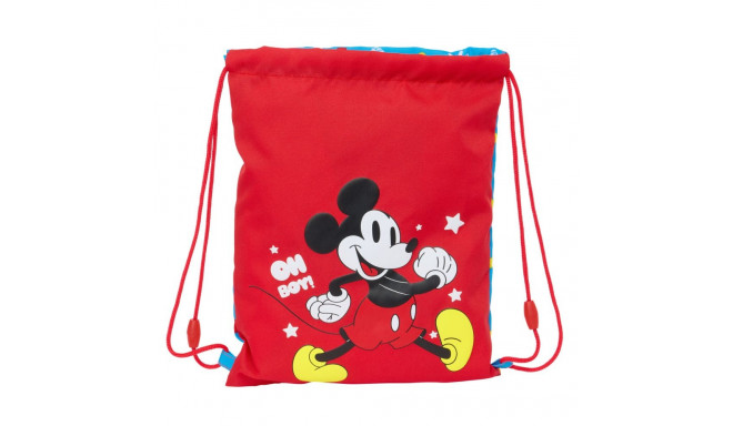 Mugursoma ar lencēm Mickey Mouse Clubhouse Fantastic Zils Sarkans 26 x 34 x 1 cm