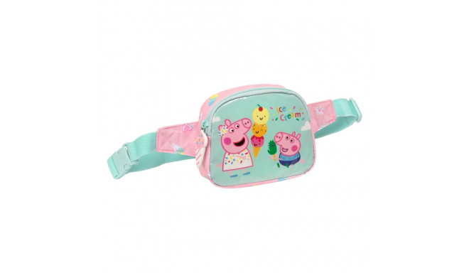 Belt Pouch Peppa Pig Ice cream Pink Mint 14 x 11 x 4 cm