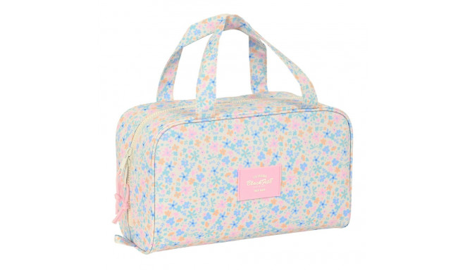 School Toilet Bag BlackFit8 Blossom Multicolour 31 x 14 x 19 cm