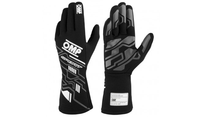 Men's Driving Gloves OMP SPORT Must/Valge S