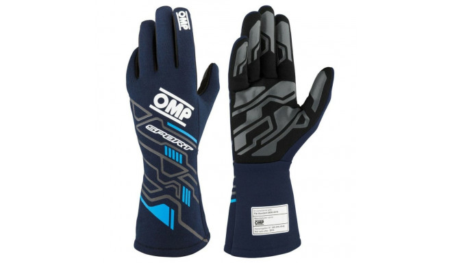 Men's Driving Gloves OMP SPORT Navy Blue S