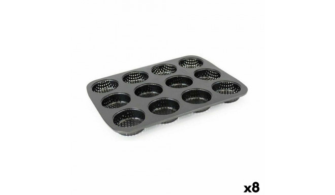 Väikeste vormikookide vorm Quttin 29 x 22 x 2,2 cm Perforeeritud 8 Ühikut