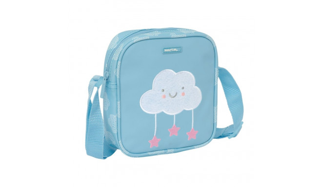 Shoulder Bag Safta Clouds Blue 16 x 18 x 4 cm