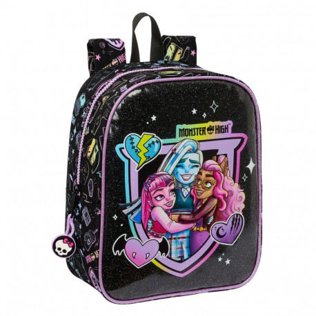 Детский рюкзак Monster High Чёрный 22 x 27 x 10 cm