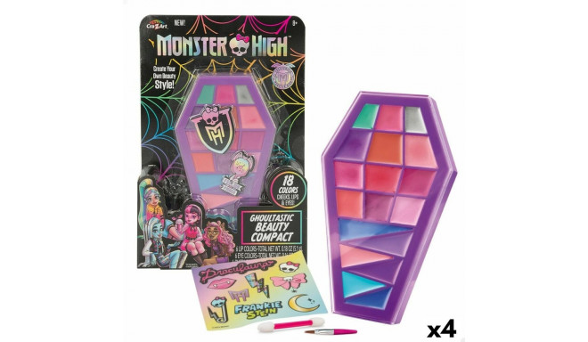 Children's Make-up Set Monster High Feeling Fierce 10 x 16,5 x 2 cm 4 Units