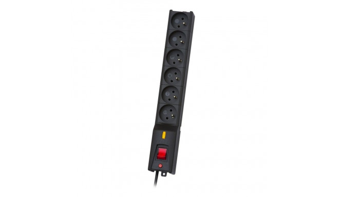 Power Socket - 6 Sockets with Switch Lestar LX 610 G-A K.:CZ 1,5M 1,5 m 5,2 x 3,8 x 35,5 cm