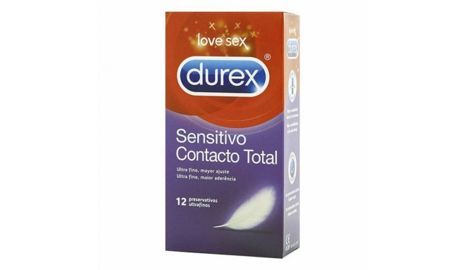 Kondoomid Durex Sensitivo Contacto Total 12 Ühikut