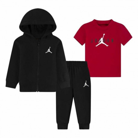Sports Outfit for Baby Jordan Essentials Fleeze Box Black Red - 24 Months