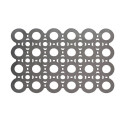 Подставка под горячее Viejo Valle PVC Серебристый 45 x 30 cm (24 штук)