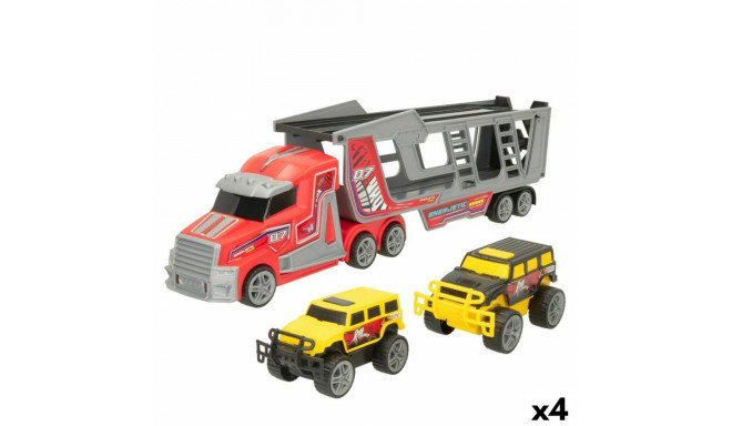 Vehicle Carrier Truck Colorbaby 47 x 13 x 8 cm (4 Units) 3 Pieces Friction