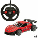 Remote-Controlled Car Speed & Go 22 x 7 x 11 cm 1:16 Red 6 Units