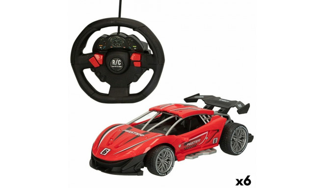 Remote-Controlled Car Speed & Go 22 x 7 x 11 cm 1:16 Red 6 Units