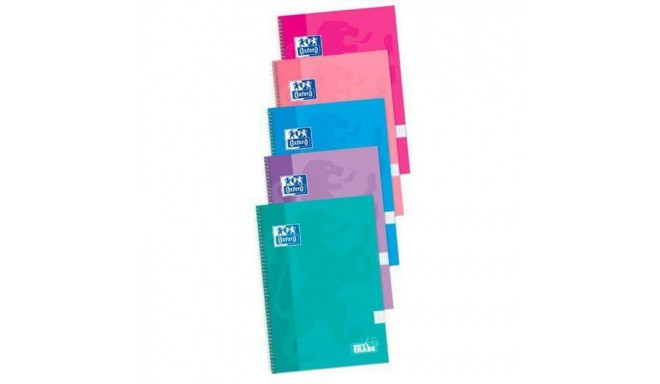 Notebook Oxford Multicolour Din A4 5 Pieces 80 Sheets