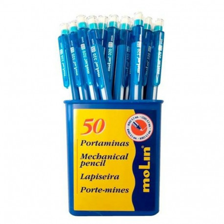 Mechanical pencil set Molin Sinine 0,5 mm (50 Tükid, osad)
