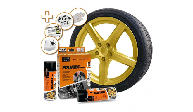 Liquid Rubber for Cars Foliatec Golden metal 2 x 400 ml