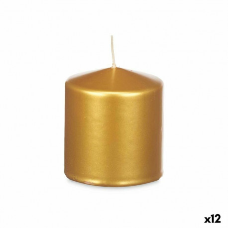 Candle Acorde 92542 92542 Golden 9 x 10 x 9 cm (12 Units)