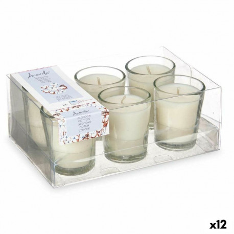 Aromatizētās sveces Komplekts Acorde 48-G-AR Kokvilna Stikls (12 gb.)