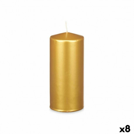 Candle Acorde 92546 92546 Golden 9 x 20 x 9 cm (8 Units)