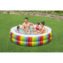 Inflatable Paddling Pool for Children Bestway 206 x 206 x 51 cm Rainbow