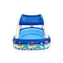 Inflatable Paddling Pool for Children Bestway Ship 213 x 155 x 132 cm White