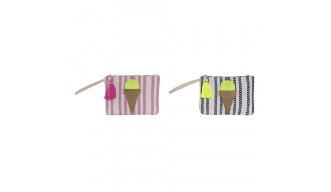 Несессер Home ESPRIT Синий Розовый 26 x 2 x 19 cm (2 штук)