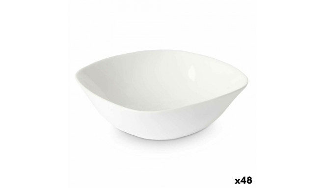 Bowl White 15 x 5 x 15 cm (48 Units) Squared