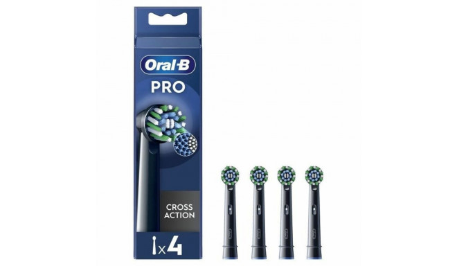 Aizvietojama Galviņa Oral-B Pro Cross action Melns 4 gb.