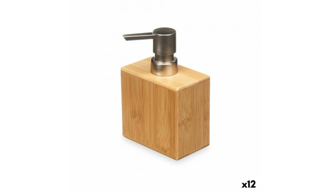 Seebi dosaator Berilo B7490-1 Hõbedane Bambus Plastmass 9,7 x 15 x 5,8 cm (12 Ühikut)