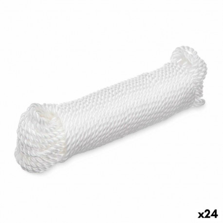 Pesunöör 187 187 Valge Plastmass 20 m 8 x 24 x 5 cm 5 x 24 x 6 cm 0,6 x 2000 cm (24 Ühikut)