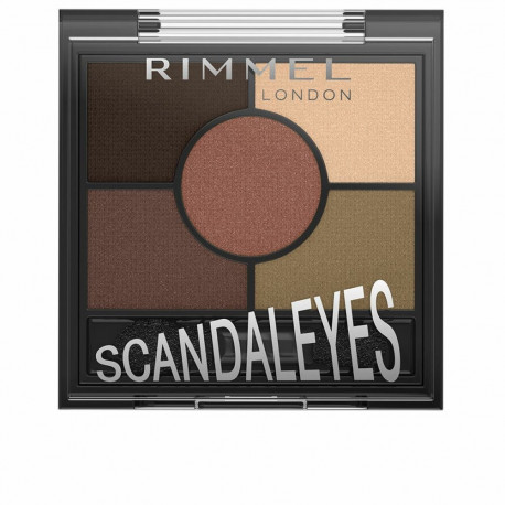 Lauvärvi palett Rimmel London Scandaleyes Lilla Nº 002 Brixton brown Nº 002-Brixton Brown 3,8 g