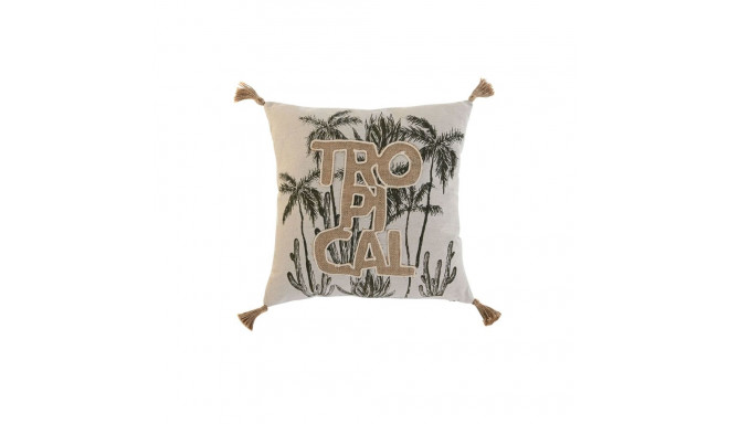 Padi Home ESPRIT Beež Naturaalne Troopiline Boho 45 x 5 x 45 cm