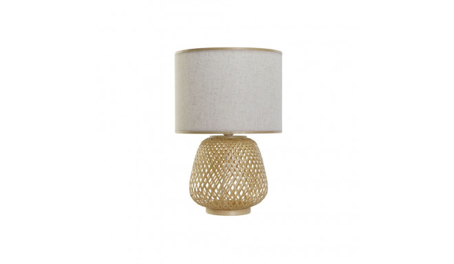 Desk lamp DKD Home Decor Brown Natural Bamboo 50 W 220 V 32 x 32 x 49 cm
