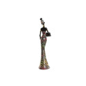 Decorative Figure Home ESPRIT Multicolour African Woman 10 x 7,5 x 38,5 cm (2 Units)