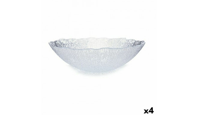 Bowl Rio Transparent Crystal 30,5 x 8,6 x 30,5 cm (4 Units)